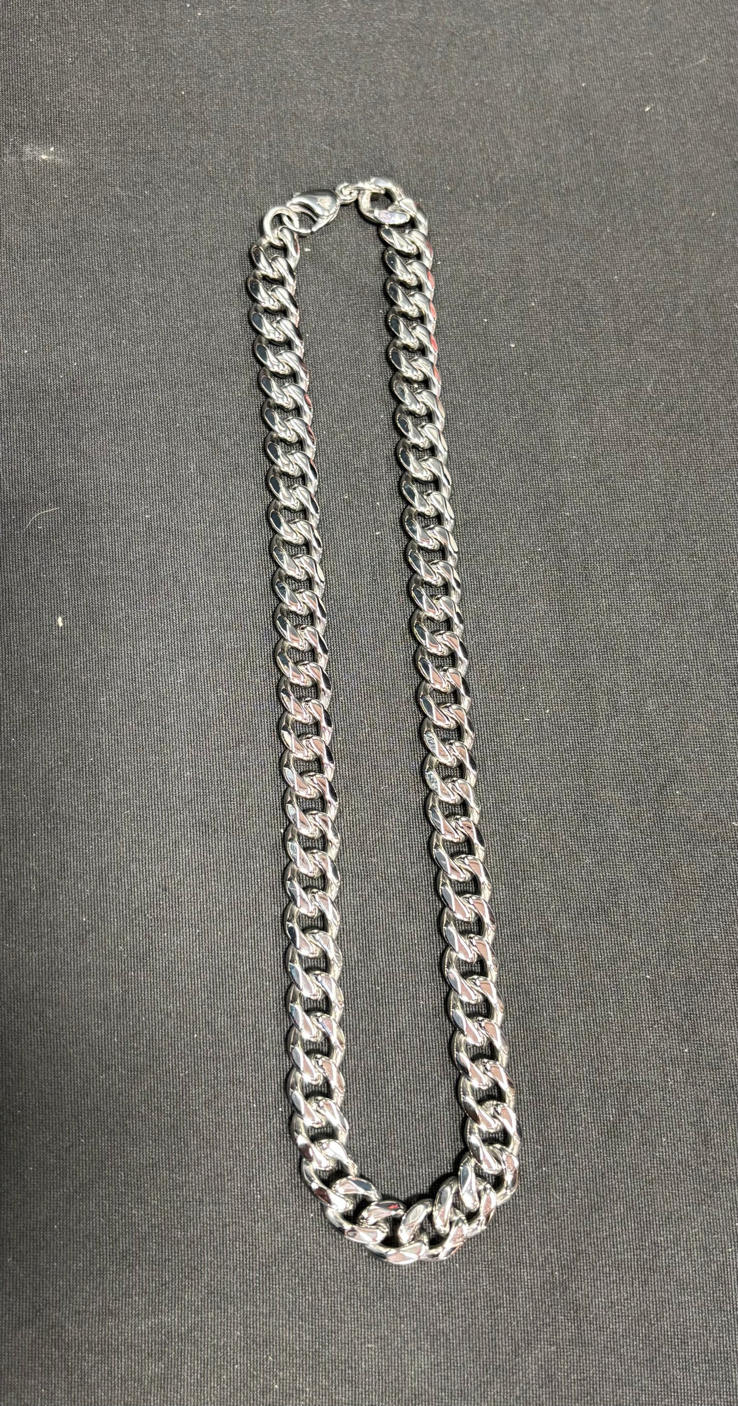 Wolf & Sparrow "Chunky" Stainless Steel Cuban Chain (13MM)