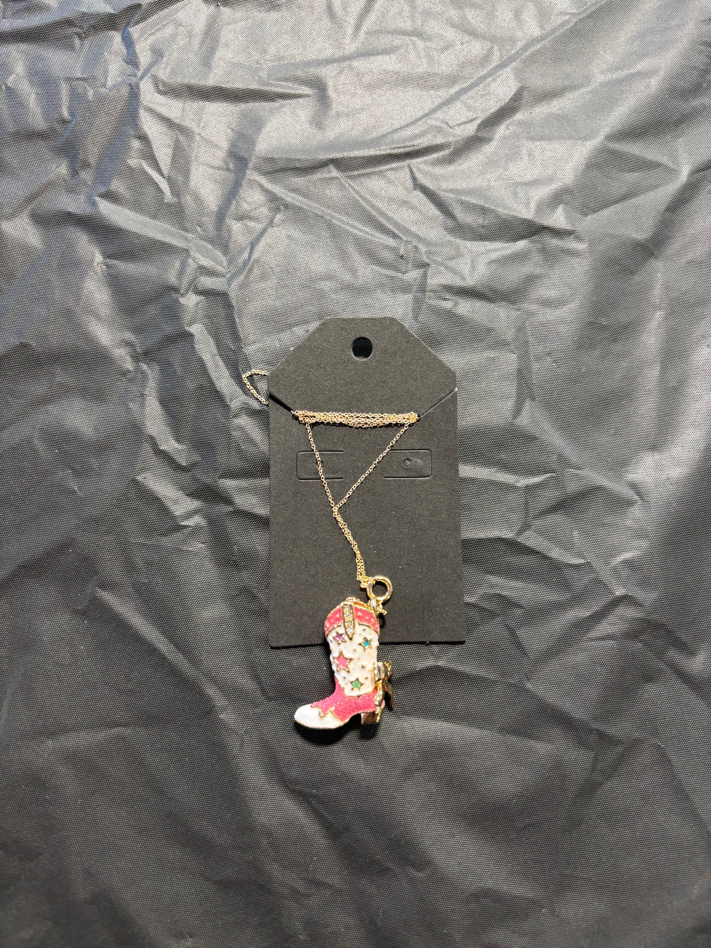 Wolf & Sparrow "Boot" Necklace