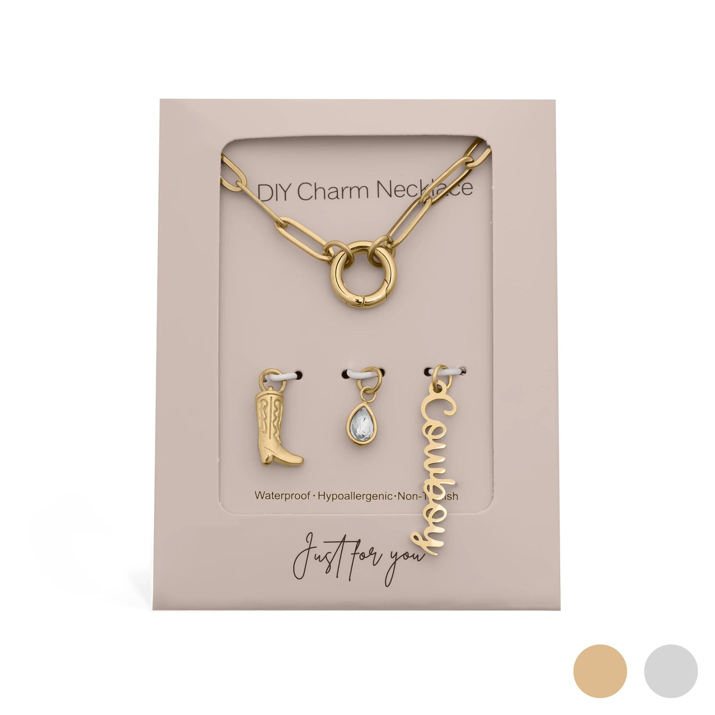 Wolf & Sparrow "Classic Cowboy" Necklace Charm Set