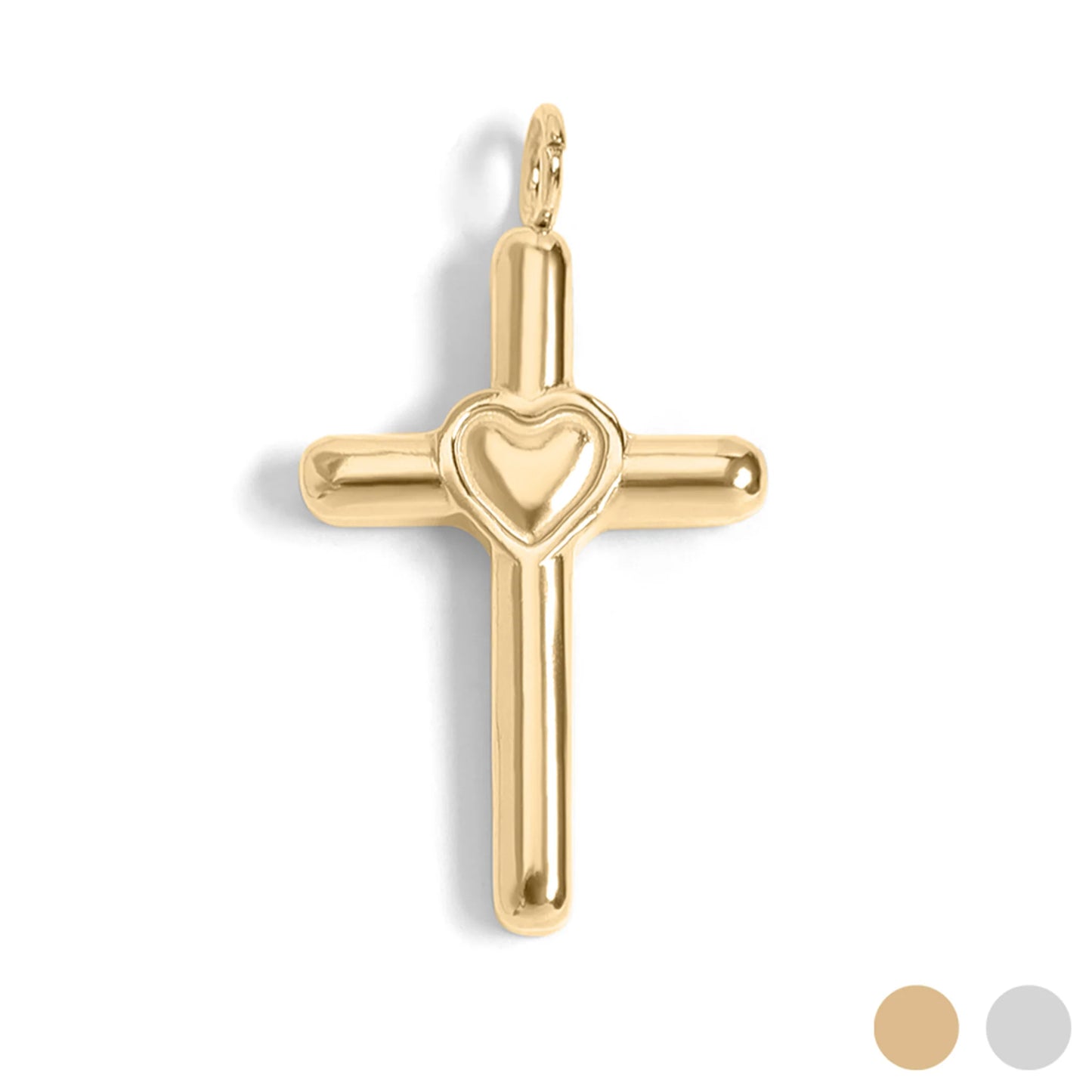 Wolf & Sparrow "Faith & Love" Cross Charm