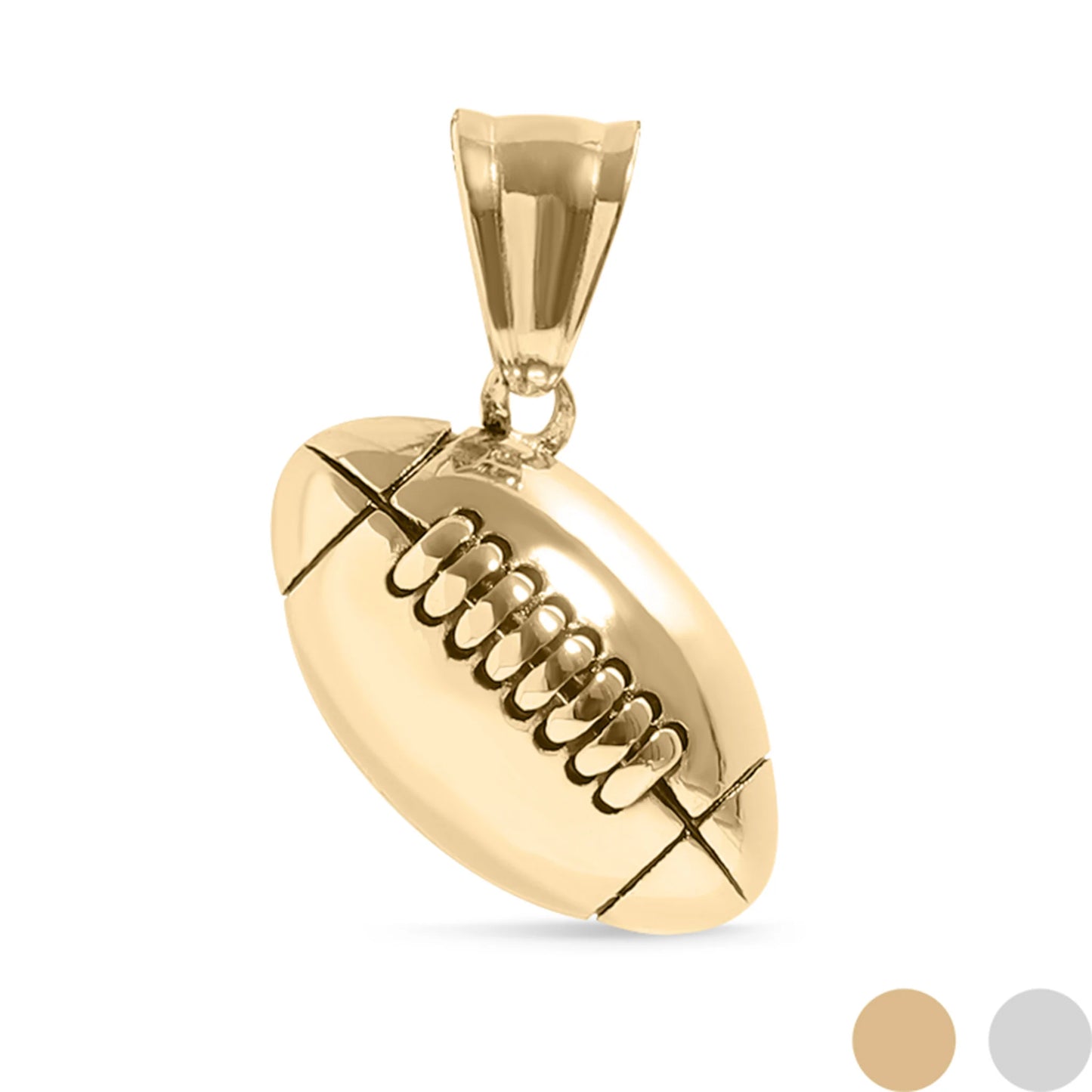 Wolf & Sparrow "GameDay 3D Football" Charm