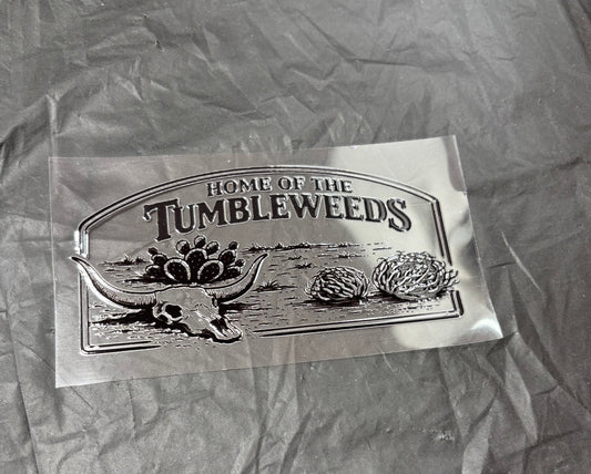 Wolf & Sparrow “Home of the Tumbleweeds” Decal