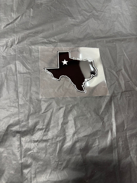 Wolf & Sparrow “Texas Pride” Black Decal