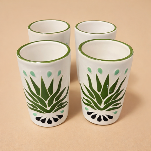 Wolf & Sparrow "Aguave" 4-Pack Shot Glasses