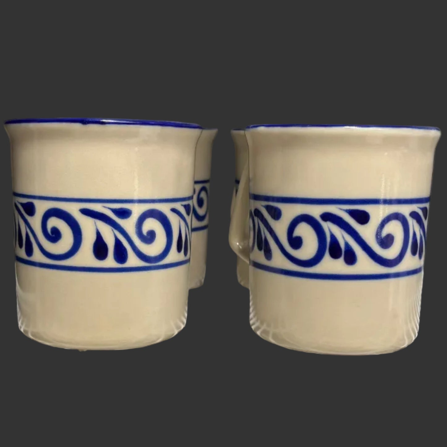 Wolf & Sparrow "Artisanal" Ceramic Coffee Mugs Set of 2