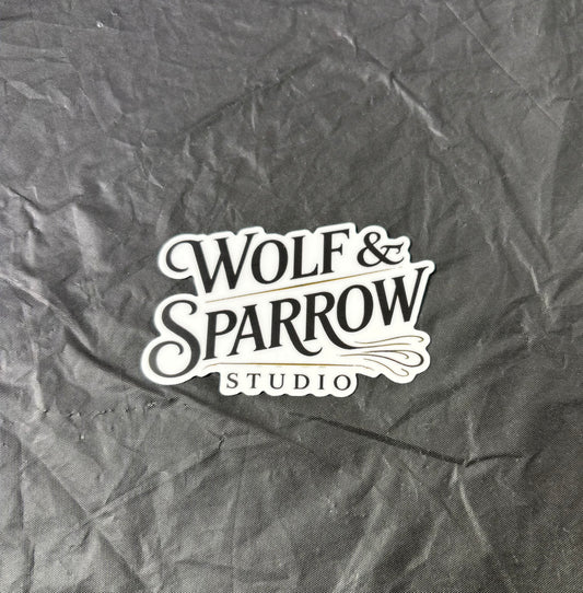 Wolf & Sparrow "Wolf & Sparrow Studio" Decal