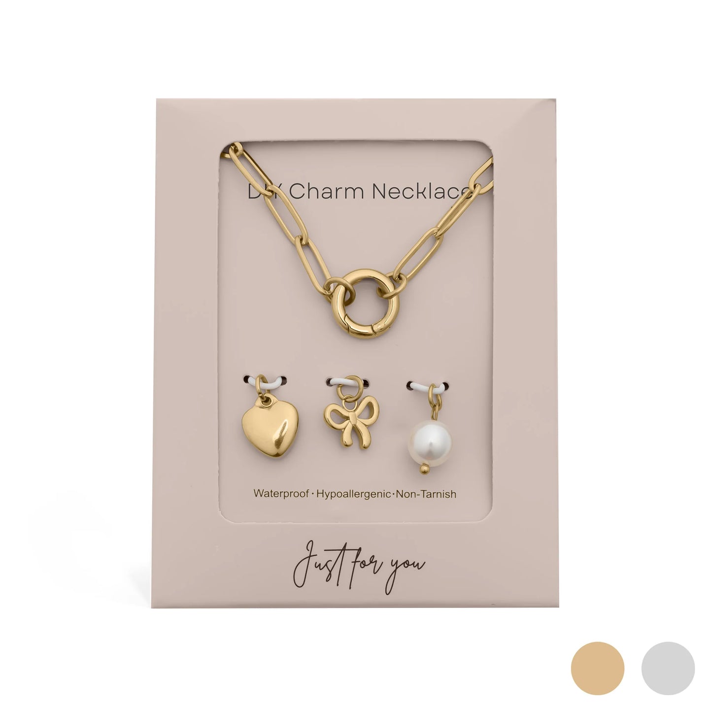 Wolf & Sparrow "Sweet Bow" Necklace Charm Set
