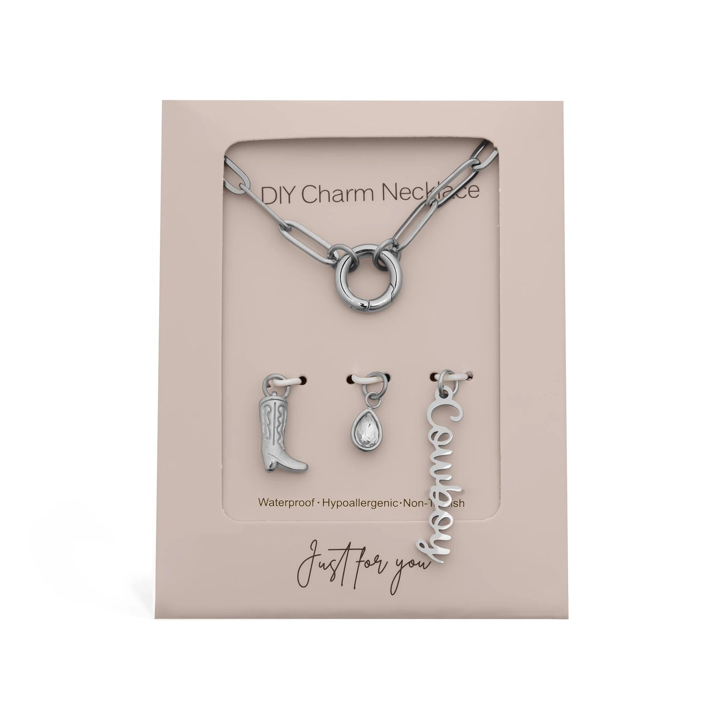 Wolf & Sparrow "Classic Cowboy" Necklace Charm Set