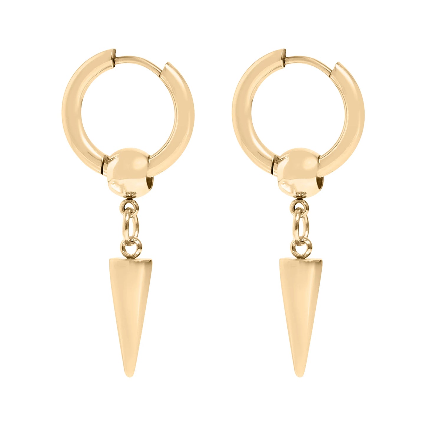 Wolf & Sparrow "Bold Spike" Hoop Earrings