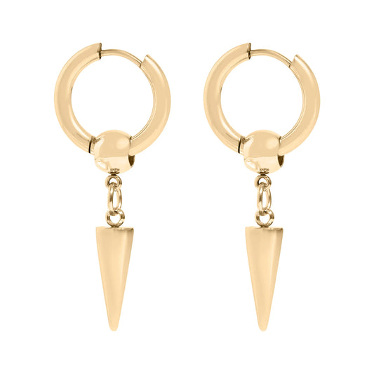 Wolf & Sparrow "Bold Spike" Hoop Earrings