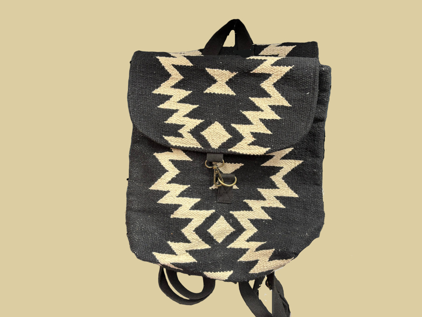 Wolf & Sparrow "Aztec Pattern" Backpack