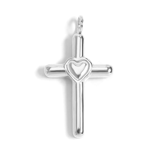 Wolf & Sparrow "Faith & Love" Cross Charm