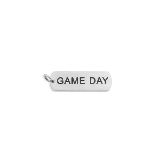 Wolf & Sparrow Mini "GAME DAY" Script Charm